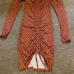 Pretty Little Thing Bodycon Polka Dot Mini Dress